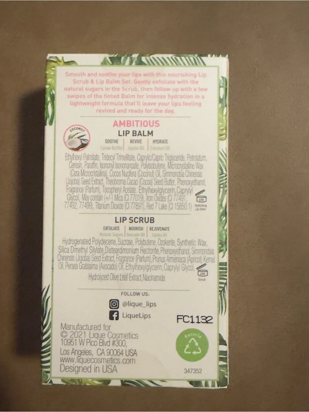N/A lip balm